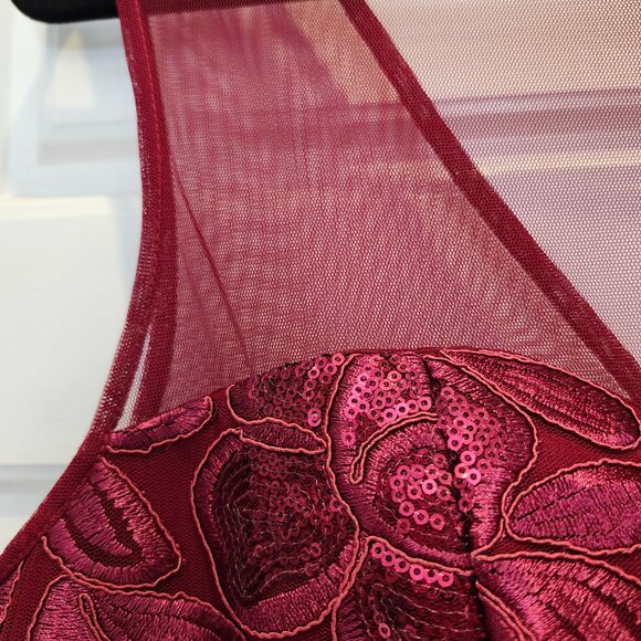 JS Collections Sequin Embroidered Dress - Size 10 - Picture 5 of 5